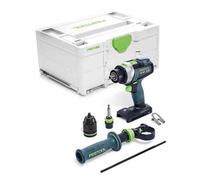 Festool Perceuse-visseuse à percussion sans fil QUADRIVE TPC 18/4-Basic sans batterie Systainer