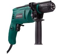 Perceuse à percussion 500W | Butée de profondeur et poignée latérale incl.