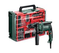Perceuse à percussion 650W en coffret + accessoires - METABO 600742710