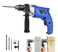 Perceuse à percussion 850 W, vitesse variable 3000 tr/min, marteau perforateur avec accessoires pour brique, bois, acier, béton