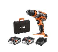 Perceuse à percussion AEG 18V - 2 batteries 4.0Ah - 1 chargeur BSB18C2XLI-402CA