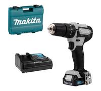 Perceuse à percussion blanche 12 V Li-Ion (1 x 2Ah) avec chargeur - MAKITA HP333DSAW