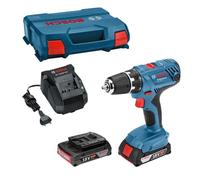 Perceuse à percussion Bosch Professional GSB 18V- 21 + 2 batteries 2 0Ah + Chargeur GAL 1820 - 06019H1109