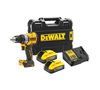 Perceuse à percussion DEWALT POWERSTACK - 2 Batteries 18V 5Ah - DCD805H2T-QW
