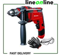 Einhell Perceuse à percussion TH-ID 1000 E (1010 W, Capacité de perçage : bois 32 mm, béton 16 mm, métal 13 mm, Collier de serrage 43 mm, Livrée avec accessoires)