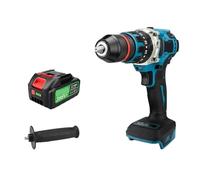 Perceuse À Percussion Électrique 480 NM, Tournevis, Marteau Rotatif, Sans Balais For Batterie 18 V, Outil 3 En 1 Avec Poignée Robuste Et Facile à Utiliser(1pcs Battery Set)