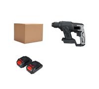 Perceuse À Percussion Électrique Marteau De 26 Mm, Outil Rotatif Sans Fil Multifonction For Batterie 18 V Capacité De PerçAge Maximale(2 Batteries)