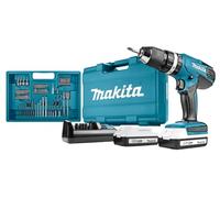 PERCEUSE À PERCUSSION MAKITA SANS FIL 18 V 2 BATTERIES 13 AH 13 MM - HP457DWE10