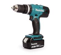 Perceuse à percussion MAKITA sans fil 18 V 2 batteries 3 Ah 13 mm et coffret - DHP453SFE