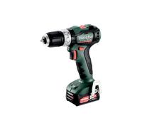 Perceuse à percussion METABO - powermaxx bs12 bl -12V 2X2AH LI-POWER - CHARGEUR SC 30 - METABOX 118 - 601046500