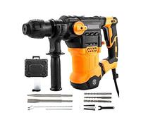 Perceuse à percussion rotative 1500W Max forage 32mm 4 Modes SDS-Plus filaire démolition écaillage métal brise-béton marteau-piqueur Assurer la Stabilité