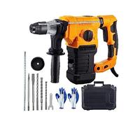 Perceuse à percussion rotative 1500W Max forage 32mm SDS Plus marteau-piqueur de démolition 4 Modes perforateur béton électrique,Grande Stabilité