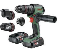 Perceuse à percussion sans fil Bosch AdvancedImpact 18V-80 Quicksnap (2x 2,5 Ah) + AL18V-44 (Set - 3 attachments) 06039E2105
