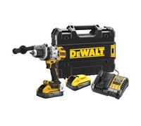 DeWalt Perceuse-visseuse à percussion DCD1007H2T-QW 18V brushless 3 vitesses 2x5,0Ah avec chargeur