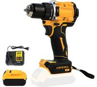 Perceuse à percussion sans fil et sans balai, couple de 28 Nm, vitesse de 0 à 1450 tr/min, 1*batterie, EU