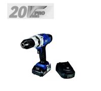 Perceuse à percussion sans fil SCHEPPACH CCD45-20ProS - LED - 20V (1 batterie 2,0 Ah + chargeur)