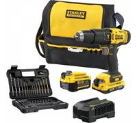 Perceuse à percussion sans fil Stanley Fatmax SFMCD711DMA-QW Gamme V20 18V - 2Ah + 4Ah + accessoires