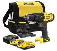 Perceuse visseuse sans fil à percussion Stanley Fatmax SFMCD711DSA 18V - 2x2Ah