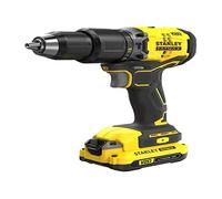Perceuse à percussion sans fil Stanley SFMCD715C2K-QW; 18 V; 2x1 5 Ah accu.