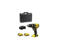 Perceuse à percussion stanley sfmcd721d2k (2 x 2,0 ah chargeur coffret)
