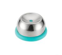 Perceuse à œufs en acier inoxydable avec verrou de sécurité, piquet semi-automatique à ressort pour ébullition et épluchage, gadget de cuisine pour perforer facilement les coquillages, azur (couleur