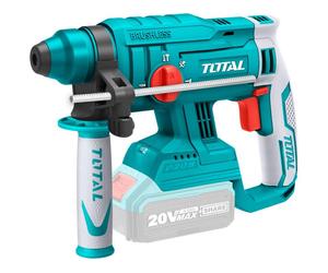 Perceuse-burineuse sans fil TOTAL, SDS Plus, Brushless, 20 V Li-ion, 2000 mAh, 1,5 J, sans batterie ni chargeur, industrielle TRHLI2201