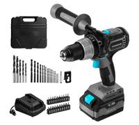 Cecotec Perceuse-visseuse, Perforateur et Percuteur à Batterie CecoRaptor Perfect ImpactDrill 4020 Brushless Ultra, Batterie 20 V et 4000 mAh, Vitesse 2000 rpm, Taux d’Impact 30000 bpm