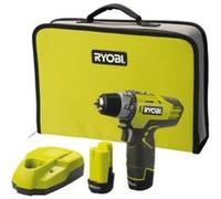 Perceuse compacte Ryobi 12 Volts 2x1,3 Ah Li ion R12DD LL13S G