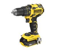 Stanley FATMAX Perceuse à Percussion Sans Fil Lithium Ion 18V Moteur BRUSHLESS Haute Performance Double Bague De Réglage 1 Malette 2 Batteries 2Ah 1 Chargeur FMC627D2-QW