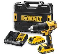 Perceuse - DEWALT - Dcd777D2T - 2 Batteries Lithium 18V - Mandrin Automatique 13mm - Professionnelle