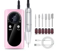 Perceuse électrique 45 000 tr/min avec écran LCD pour ongles et gels acryliques