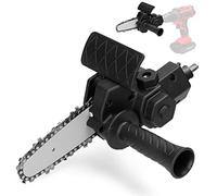 Perceuse électrique de 4 pouces - Modifiée sur tronçonneuse électrique - Fixation d'outils de tronçonneuse électrique - Accessoires pratiques - Kit d'outils de modification pratique - Outil de coupe