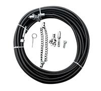 Perceuse électrique for débouchage de canalisations, 1 à 5 mètres, avec rallonge, for tuyaux d'égout, plomberie, drague, outils de nettoyage, flexible et puissant(196In)
