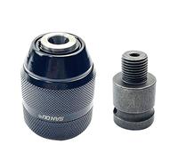 Perceuse électrique hexagonale extérieure - Adaptateur de douille de mandrin - Clé convertisseur hexagonale pour le travail du bois - Tige de mèche à vent - Outils de fendage