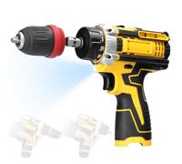 Perceuse Electrique HUIOP Tournevis Electrique Perceuse au Lithium 2 en 1 12V Outil Electrique Multifonction Moteur Brossé Tournevis Pratique pour Appareils Electroménagers, Installation