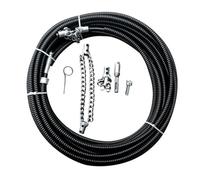 Perceuse électrique nettoyeur de canalisations 1 à 5 mètres avec extension de tuyau d'égout, outils de plomberie, drague, chaîne à ressort, puissance d'élimination des égouts, drague, chaîne de câble