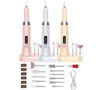 Perceuse électrique - Outil de coupe de polissage rechargeable par USB | Enlever le vernis, façonner les peaux mortes, vitesse et direction de rotation ajust