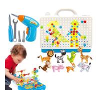 Perceuse électrique, perceuse et Tournevis | /Set de Jouets électriques, projets de Construction d'ingénierie, Blocs de Construction, pour