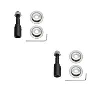 Perceuse électrique portable de conversion de roue d'extension tige adaptateur de broche béton pierre polissage coupe meule tige de connexion en acier anodisé noir finition bonne abrasion