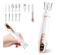 Perceuse électrique professionnelle Unguis avec 10 réglages réglables et 10 têtes de meulage pour application en salon à domicile ABS Unguis Drill