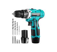 Perceuse électrique sans fil 20V, tournevis balais 2/5 pouces, Mini pilote d'alimentation, batterie DC Lithium-Ion, outils de perçage Pour les débutants en bricolage