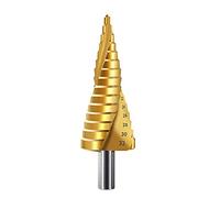 Perceuse Forets étagés HSS 6542, manche triangulaire, forets étagés, rainure en spirale(4~32mm)