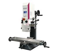 Perceuse-fraiseuse professionnelle X 480 mm Y 175 mm Z 280 mm SANS engrenages avec entraînement direct CM2/M10 0,75 kW 230V Optimill MH2DV