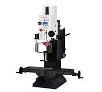 Perceuse-fraiseuse universelle X 450 mm Y 200 mm Z 430 mm CM4/M16 3 kW 230 V vitesses variables entraînement servo lecture digitale sur 3 axes Optimill MB4SVD 230V