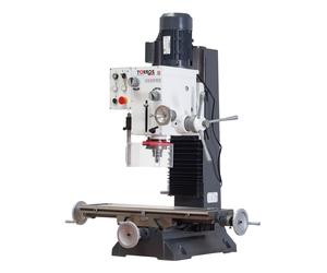Perceuse-fraiseuse X 450 mm Y 200 mm Z 430 mm CM4/M16 1,1 kW 230V fonction de taraudage Torros PF45G 230V