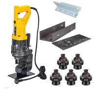 Perceuse hydraulique électrique 1200 W pour acier, fer, plaque d'aluminium, cuivre, canal en acier - Convient pour les tâches de construction lourdes