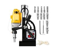 Perceuse magnétique MD40 40mm for la Structure en acier d'ingénierie 1100W Machine de plate-forme forage banc électrique réglable hauteur Résistant à la Corrosion