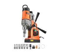 Perceuse Magnétique Perceuse à Colonne 1450W 12800N Diamètre Alésage 5cm 6 Forets