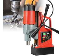 Perceuse magnétique portable, 1350 W, 16 mm, vitesse variable de 0 à 600 tr/min, direction réversible, base électromagnétique 11500N pour le travail des métaux