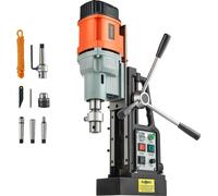 Perceuse magnétique VEVOR 1,5 kW diamètre de perçage 60 mm puissance 13000 N, perceuse magnétique avec cône morse & vitesses réglables, taraudage M3-M16 pour surfaces métalliques bricolage